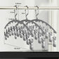 🔥Hot Sale🔥Legging Organizer for Closet, Metal Yoga Pants Hanger w/Rubber Coated 4 Pack w/10 Clips Hold 40 Leggings