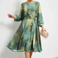 ⏰Limited Time Offer 50% OFF🌷Women's Long Sleeve Fashion Printed Waist Dresses