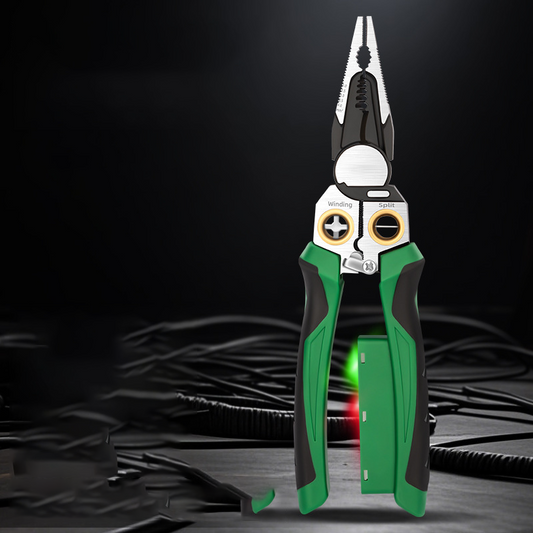 🔥Hot Sales🔥Multi-Functional Wire Stripper Scissors With Electrical Test