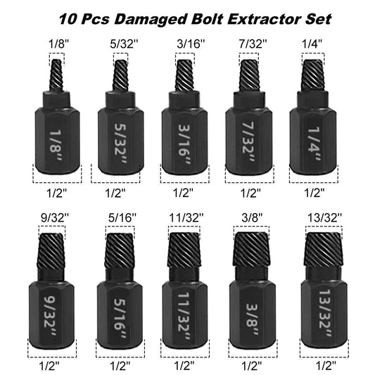💥Last day sale 49% OFF💥Broken Head Bolt Screw Cap Extractor Broken Head Screw Hexagon Socket Bolt Removal Tool