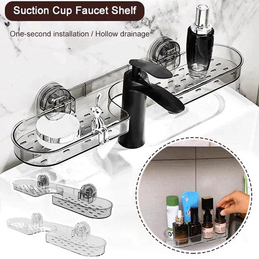 🔥HOT SALE🔥Suction Cup Bathroom Storage Rack