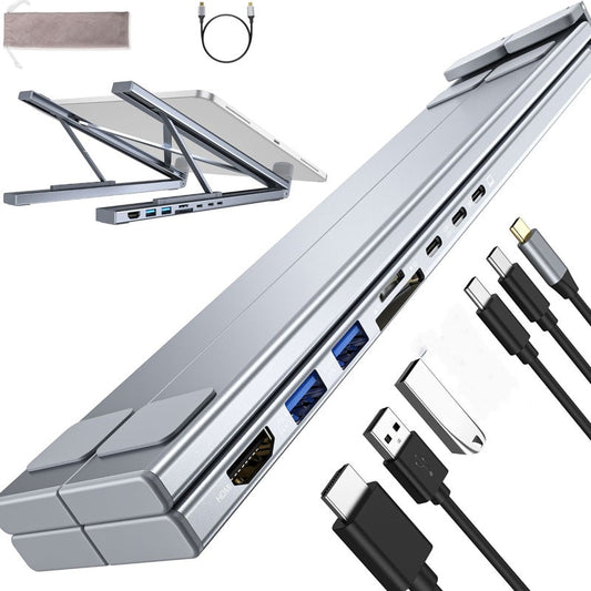 💥HOT SALE💥⏳Limited-time offer⏳USB-C Docking Station Laptop Stand with 4K HDMI