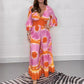 Tie-Dye Printed Wide Leg Jumpsuit