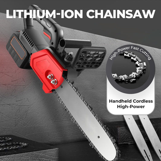 🥳2026 HOT SALE🥳💞50K+ SOLD!🔥⚡ LAST DAY 50% OFF! Cordless High‑Power Lithium Chainsaw – Brushless motor, fast cutting & long runtime. Lightweight, safety switch & gift toolkit included. Prune with ease. 🌲🔋
