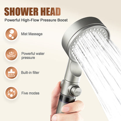 🔥Powerful High-Flow Pressure Boost Shower Head