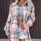 Women's Loose Plaid Long Sleeve Shirt