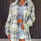 Women's Loose Plaid Long Sleeve Shirt