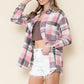 Women's Loose Plaid Long Sleeve Shirt