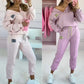 🎉Limited Sale🎉Stylish Hoodie Cropped Pants 2-Piece Set