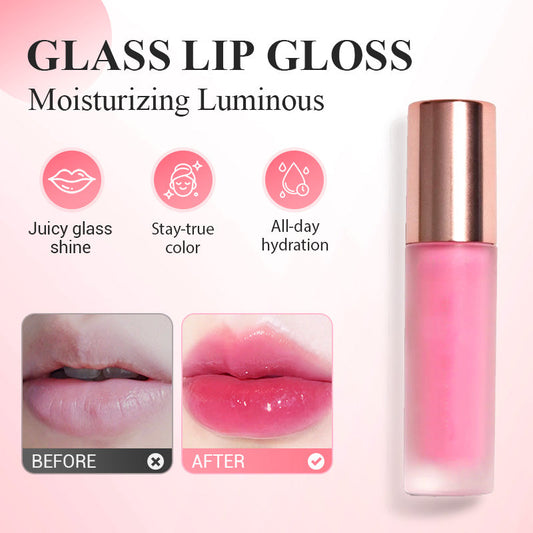 🎉Limited Sale🎉Moisturizing Luminous Glass Lip Gloss