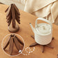 ✨Natural Tree Trivet Set - 4 Wooden Trivets & 1 Stand Like a Christmas Tree