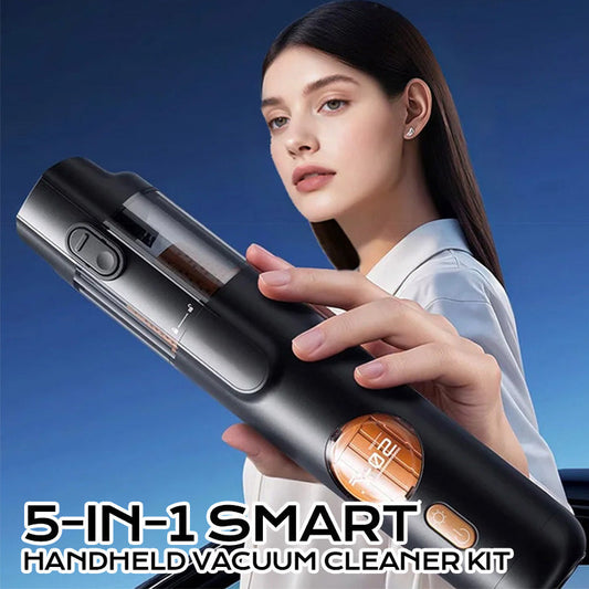 📢💥LIMITED SALE 50%OFF💖 5-IN-1 HANDHELD VACUUM - Cordless & Powerful Suction🏠🚗