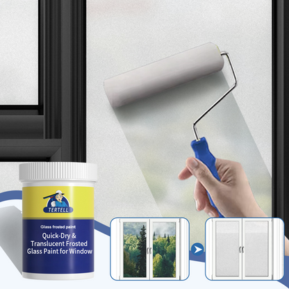 🔥Quick-Dry & Translucent Frosted Glass Paint for Window