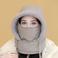 🎉Limited Sale🎉Plush-lined Thickened Thermal Hat with Face Mask for Men and Women