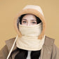 🎉Limited Sale🎉Plush-lined Thickened Thermal Hat with Face Mask for Men and Women