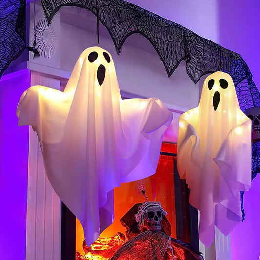 🎃Halloween Sale 50% OFF👻Glowing Ghost Chandelier for Halloween Party Decor