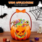 👻⏳LAST DAY SALE ONLY￡8.99!🔥🎃Halloween Transparent Pumpkin Favor Bags✨Perfect for Party, Trick-or-Treat, Classroom Gifts