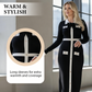 🧥Women's Color-Block Long Sleeve Maxi Dress