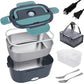🍱 60% OFF NOW! ⚡ 2-in-1 Portable Lunch Box – Heating & Cooling, 7-Piece Set & Dual Voltage for Travel ✨