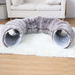 🔥Hot sale🔥2-in-1 Foldable Indoor Soft Round Cat Tunnel Bed