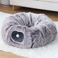 🔥Hot sale🔥2-in-1 Foldable Indoor Soft Round Cat Tunnel Bed