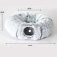🔥Hot sale🔥2-in-1 Foldable Indoor Soft Round Cat Tunnel Bed