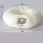 🔥Hot sale🔥2-in-1 Foldable Indoor Soft Round Cat Tunnel Bed