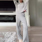 🧥Last day of the big sale £32.99🔥🔥Women's Knit Pullover & Wide Leg Pants Sweater 2-Piece Set