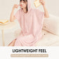 🛁✨Women's Cosy Hooded Textured Grid Bathrobe