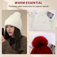 🔥New Arrivals🔥Women’s Chunky Cable Knit Pom Beanie Hat