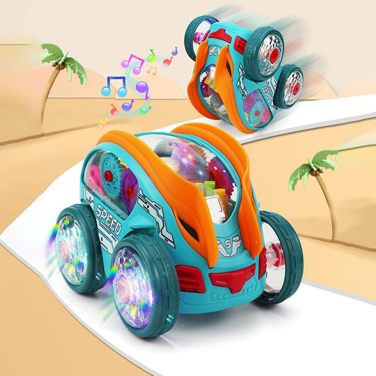 🎁Christmas Gift Ideas Hot Sale 50% Off 🔥Dynamic Gear-Powered Car with LED Lights and Music