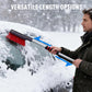 🔥HOT SALE🔥Dual Head Snow Broom with Ice Scraper for Car