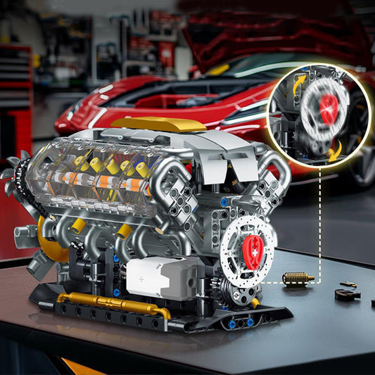 🔥HOT SALE🔥Engine Model Building Blocks Set