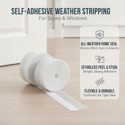 ❄️ Winter Sale 50% off👉Self-Adhesive Weather Stripping for Doors & Windows