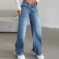 🎉Limited Sale🎉Women's Low-Rise Wide-Leg Jeans