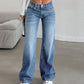 🎉Limited Sale🎉Women's Low-Rise Wide-Leg Jeans