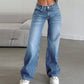 🎉Limited Sale🎉Women's Low-Rise Wide-Leg Jeans