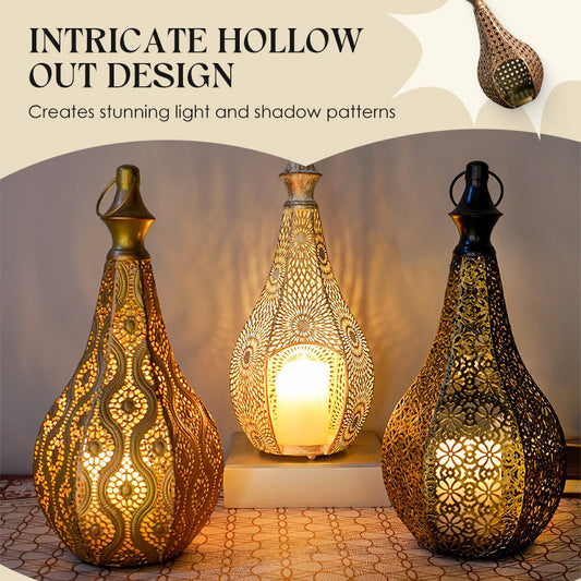 💥Limited time 50% off🔥Hollow-Out Metal Candle Holder Ornament