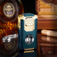 🔥Hot Sale🔥 5-in-1 Refillable Cigar Torch Lighter with Cutter
