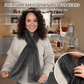 🎉Limited Sale🎉Ultra-Soft Faux Fur Pull-Through Scarf with Secret Zipper Pocket