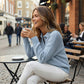 Women's Soft Collared Button Knit Sweater