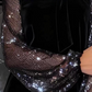 ⏳ Limited Time 50% OFF🎀✨Women's Sequin Bow Tie Neck Dress✨👗| Elegant & Eye-Catching Evening Wear✅