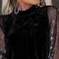 ⏳ Limited Time 50% OFF🎀✨Women's Sequin Bow Tie Neck Dress✨👗| Elegant & Eye-Catching Evening Wear✅