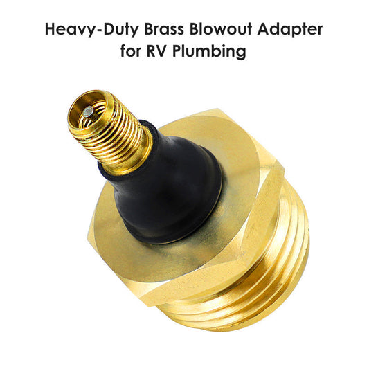 🚨 💥50% off instantly! ⚙️High-performance brass exhaust adapter for RV piping