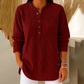 👚 50% OFF NOW! 🎉 Women‘s Corduroy Henley Top – Stylish, Soft & Versatile 🧥📦