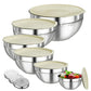 🔥 Special sale 50% off 🔥 6 stainless steel bowls with 3 grater accessories