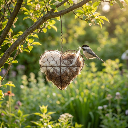 🔥 FLASH SALE: 50% OFF! 🐤Handmade Bird Nesting Heart🏡 A Nest of Love