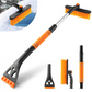 ❄️ WINTER CAR ESSENTIAL - 50% OFF!🔥2-In-1 Snow Scraper Brush For Car Windshield✨️
