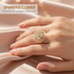 🎁 Special Offer – 50% Slash ⏰Lucky Four-leaf Clover Spin Ring