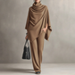 📢📢2026 New Arrivals 51% OFF💥⏰Women's Cowl Neck Cape & Wide-Leg Pants Set👚👖